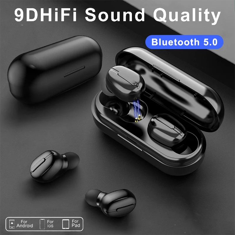 

TWS-наушники IPX6 с поддержкой Bluetooth и цветным дисплеем
