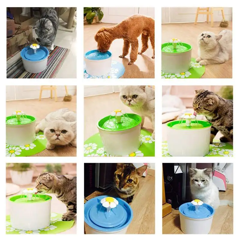 

Automatic Cat Fountain Pet Drinking Water Dispenser Electric LED Dog Drinking Fountain USB Powered Cat Feeder Drink Filter