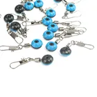 20 шт.лот рыболовный поплавок останавливает пространство бобы разъемы морская Соленая вода рыболовные инструменты оборудование пластик металл