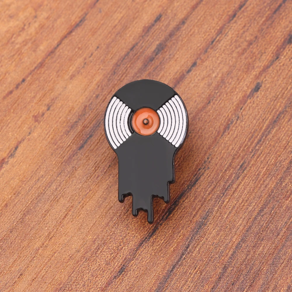 Ретро 90s музыкальный плеер диск для броши рекордер Кассетная лента D pin DJ