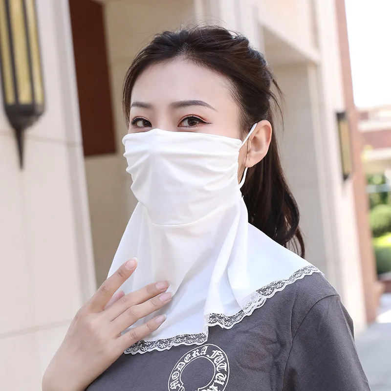 Летняя Новинка однотонный солнцезащитный ошейник для езды на открытом воздухе