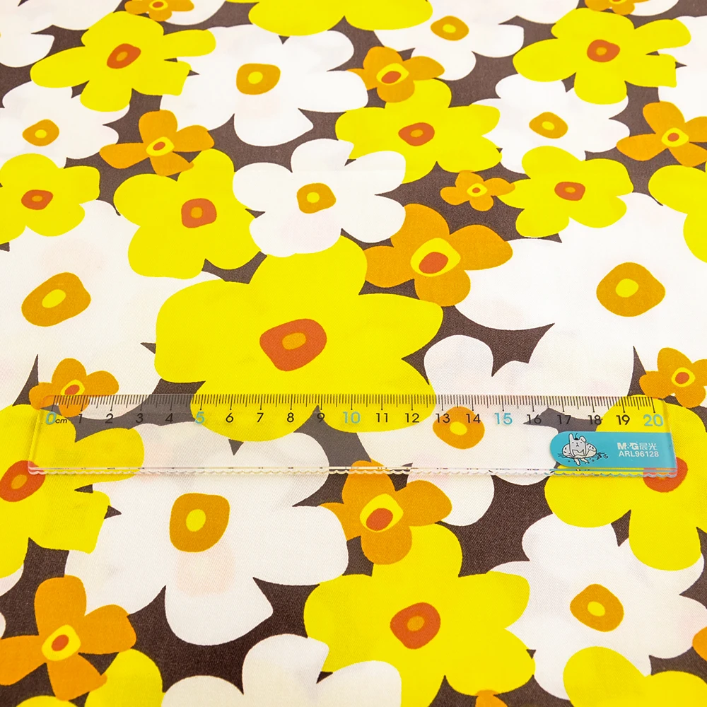 Саржевая хлопковая ткань Teramila полуметровая Яркая Ткань для шитья одеяла