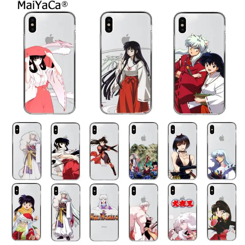 

MaiYaCa Inuyasha Japan Anime Phone Cover for iphone 13 SE 2020 11 pro XS MAX 8 7 6 6S Plus X 5 5S SE XR cover