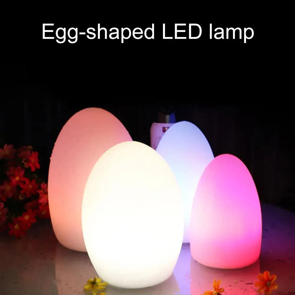 16 видов цветов ночник в форме яйца светодиодный книжный бар изменение цвета