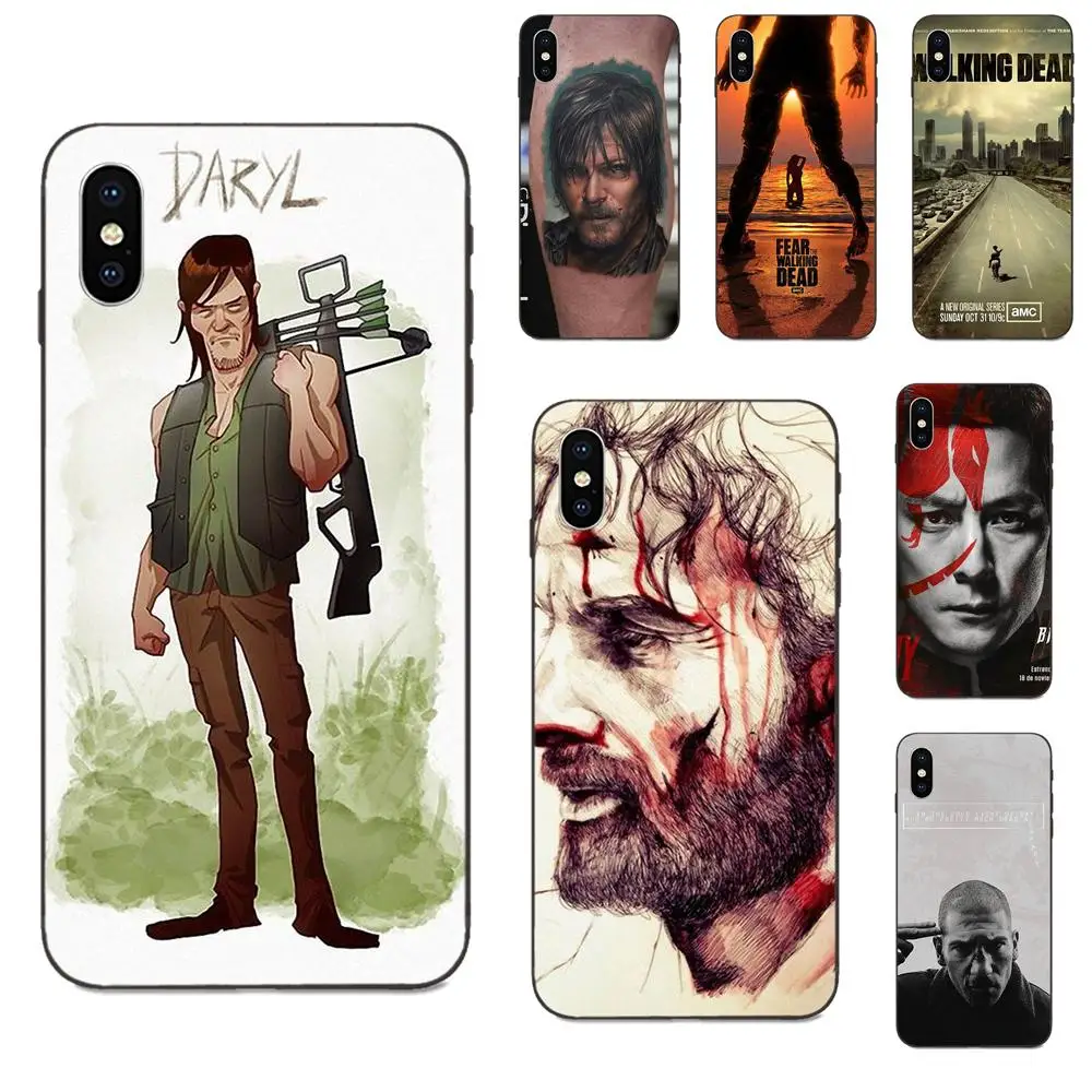 Чехол для ТВ шоу Ходячие мертвецы из ТПУ Xiaomi mi x Max Note 2 2S 3 5X6 6X8 9T SE A1 A2 A3 CC9e Lite Play Pro F1 |