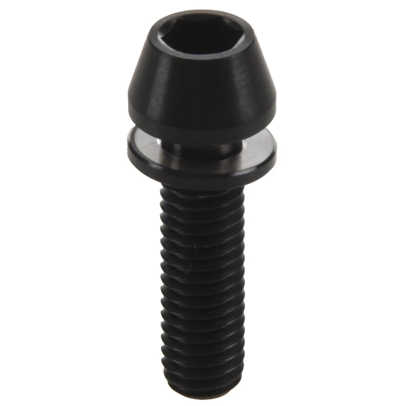 

Titanium Bicycle Stem Bolt Mountain Bike Ultralight Mountain Bike Bolts Tapered Head Screw + Washer Gasket