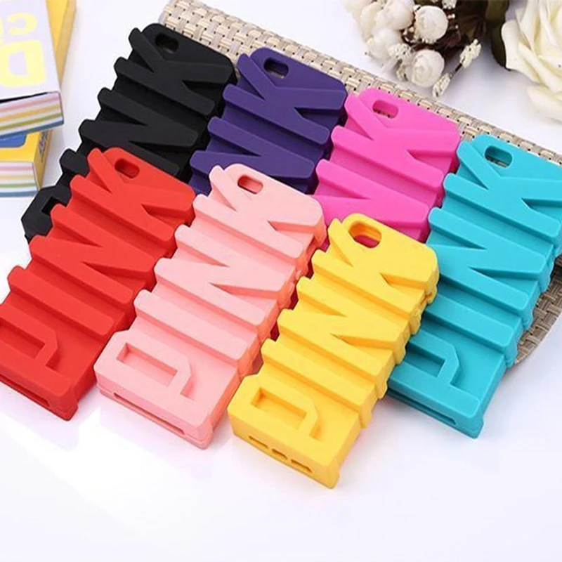 Модные 3D Розовый Виктория Мягкий силиконовый чехол из ТПУ для Apple iphone 7 plus