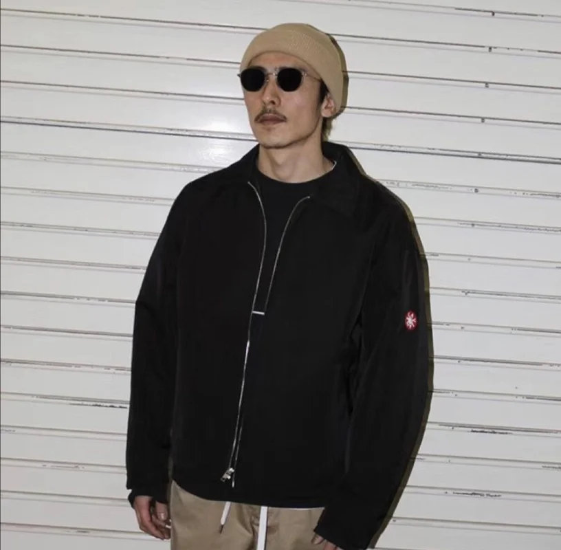 

Куртка 21SS CAVEMPT C.E для мужчин и женщин, куртка из черной овечьей шерсти на молнии, с замком, куртки Канье, Уэста, уличная одежда в стиле хип-хоп ...