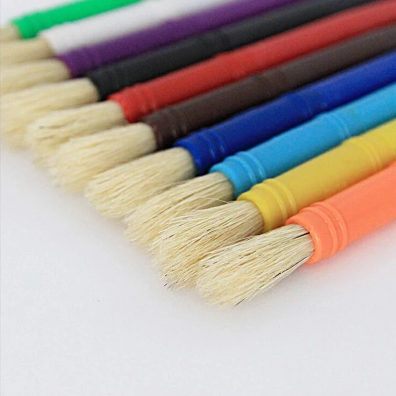 5 шт./компл. с круглой головкой художественный Краски щетка ярких цветов Ручка