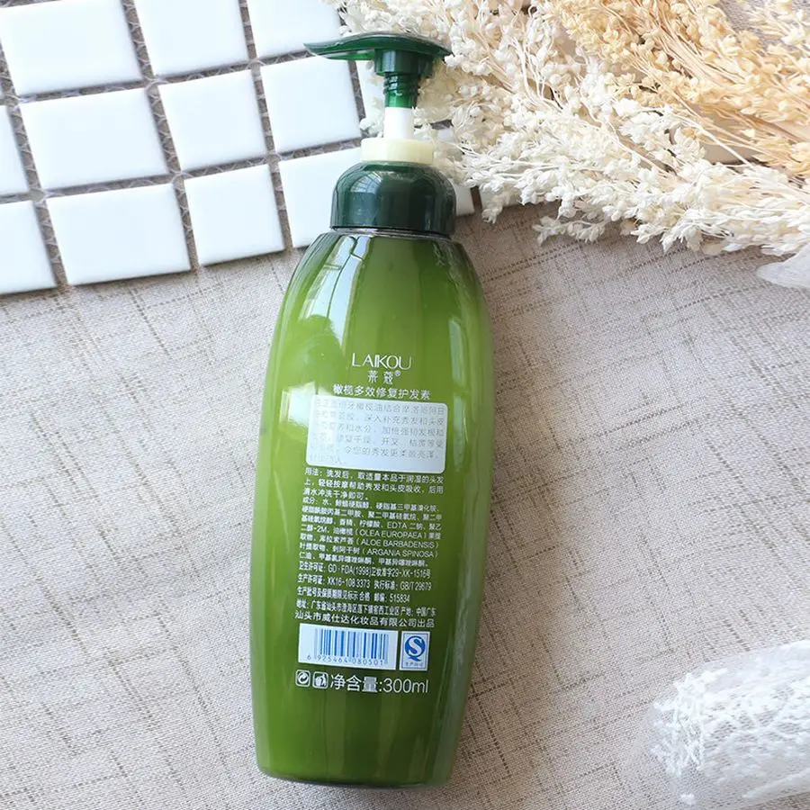 LAIKOU Shampoo For Hair Treatment Straighten Repair Keratin Moisturizing Damaged Care Mask Olive Removal Dandruff | Красота и