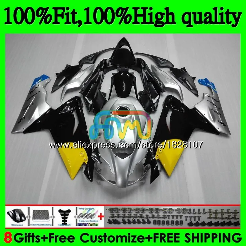 

Injection For Aprilia RS-125 RS125 06 07 08 09 10 11 61BS.144 RS4 RSV125 RS 125 2006 Silver blk 2007 2008 2009 2010 2011 Fairing