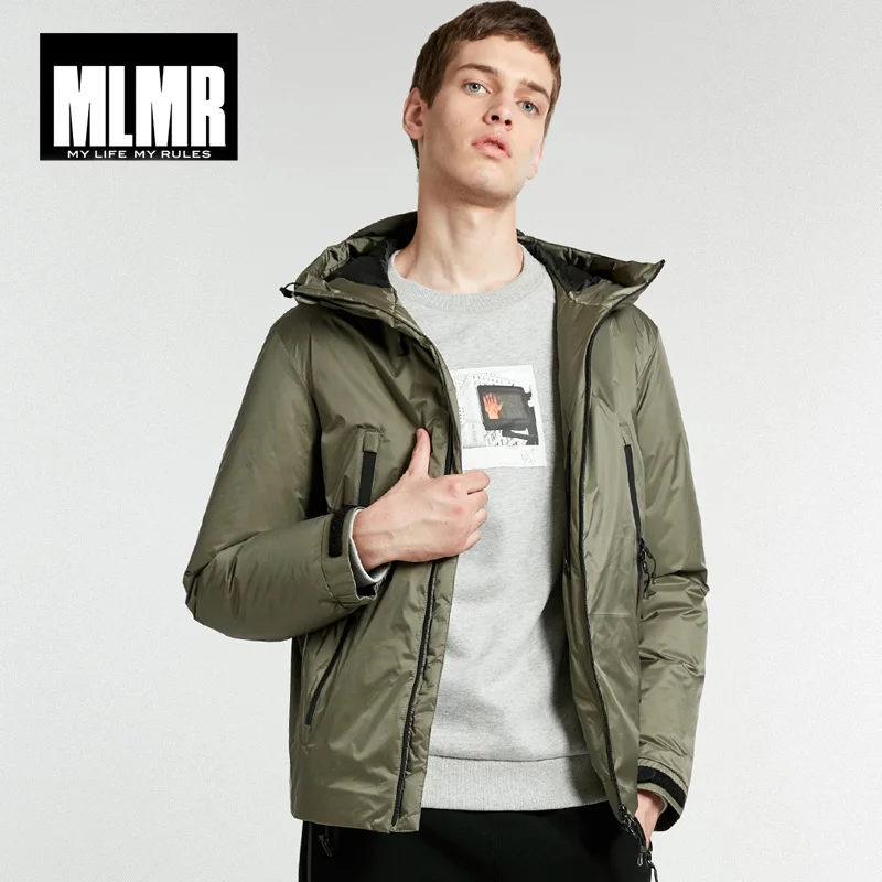 Мужской повседневный спортивный пуховик с капюшоном JackJones | 218412528|Мужские парки|