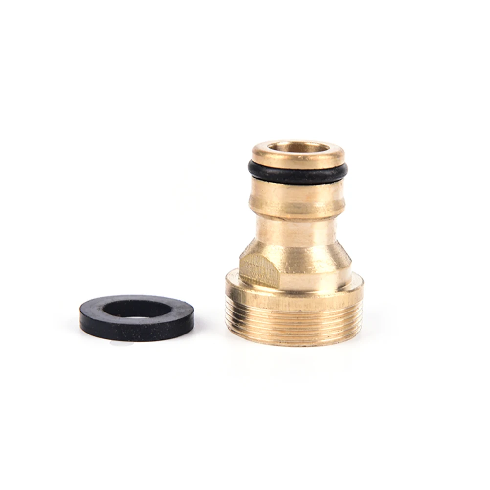 

ZLinKJ 1PCS Standard Brass Faucets Connector Washing Machine Gun Quick Connect Fitting Pipe Connections Random Color