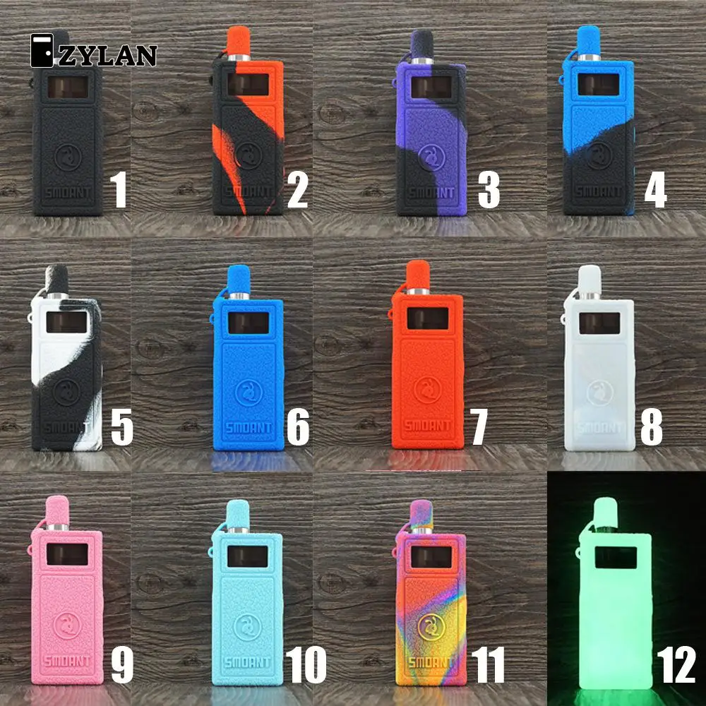 Силиконовый чехол для вейпа Smoant Pasito резиновый черный синий красный | Мобильные