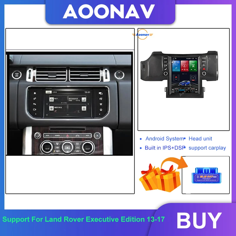 

Автомагнитола для Land Rover, 2013-2017 г., вертикальный экран, GPS-навигация, Авторадио, система Android, мультимедийный плеер