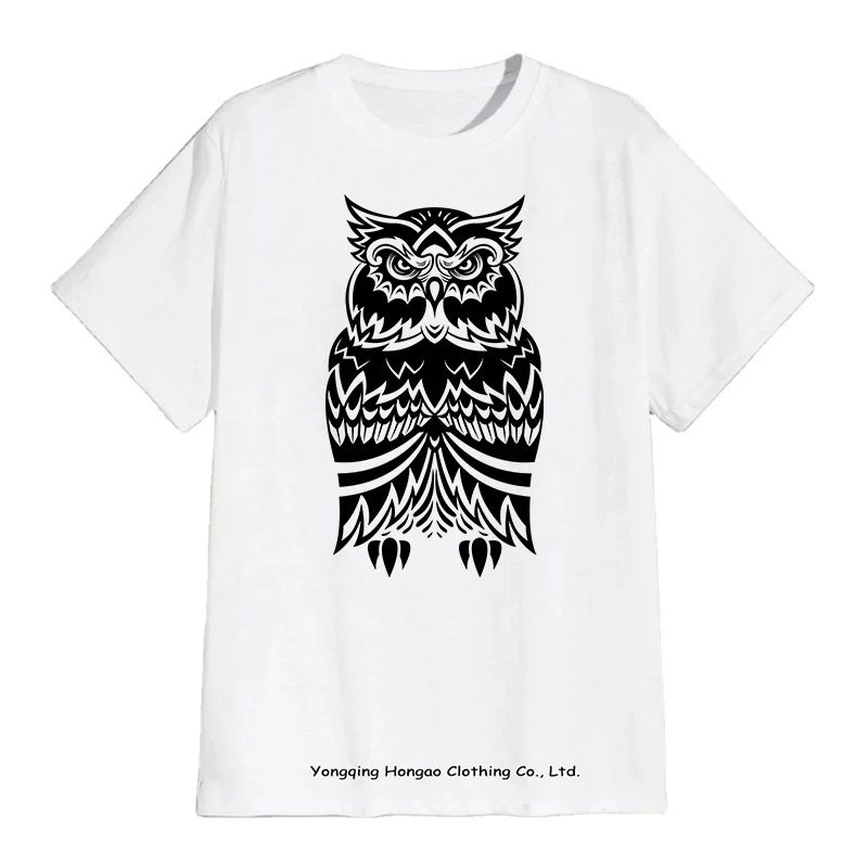 

Wholesale Owl Birds In Tribal Style Women's T-Shirt Graphic T Shirts Women 100% Cotton Fashion Personalized T Shirts