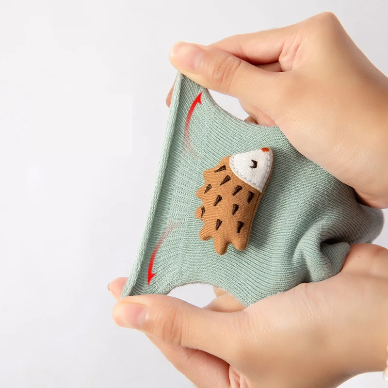 Children's Socks Cute Cartoon Dolls Baby Socks Boys Girls Socks Non-slip Loose Mouth Pure Cotton Kids Socks