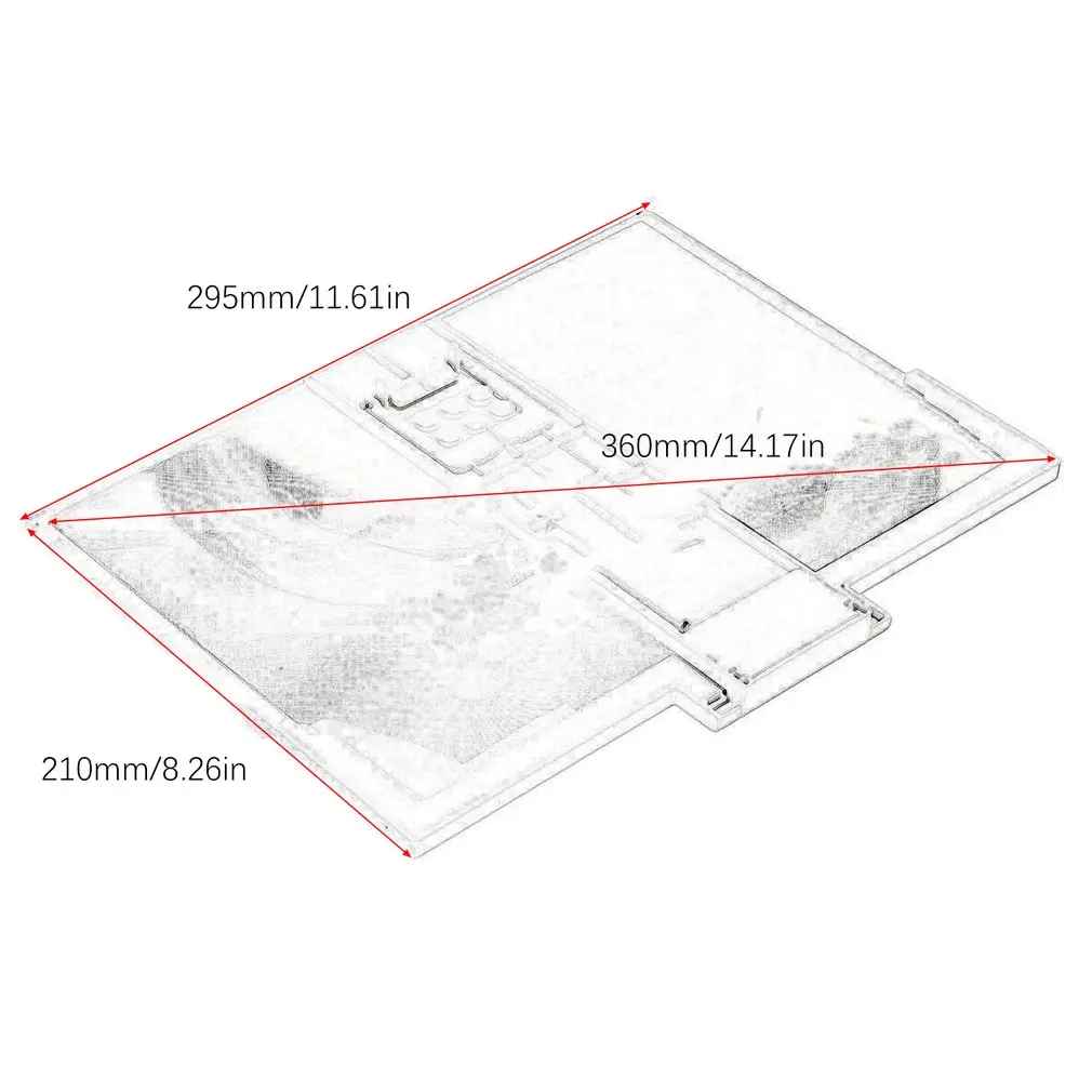 

14 inch Mobile Phone 3D Screen Video Magnifier Folding Curved Enlarged Smartphone Movie Amplifying Projector Stand Bracket