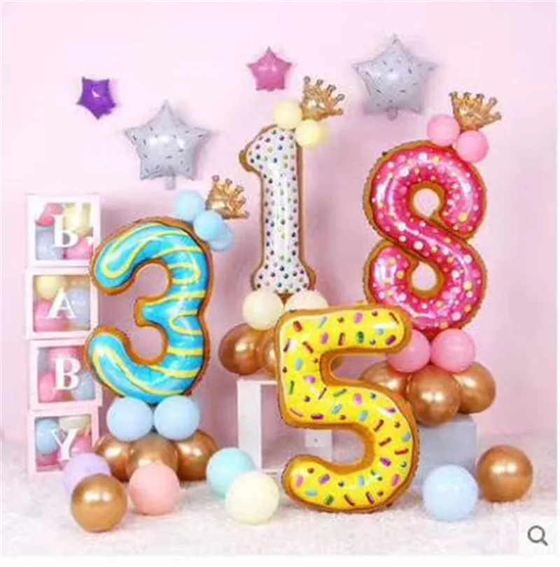 1 шт 32-дюймовые животные шары джунгли для вечеринки в стиле сафари цифровой