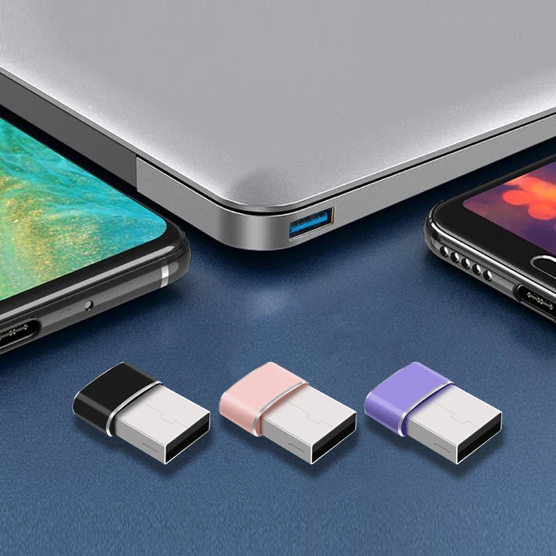 USB папа-Type-C мама Кабельные конвертеры мобильный телефон адаптер Micro USB-Type C разъем