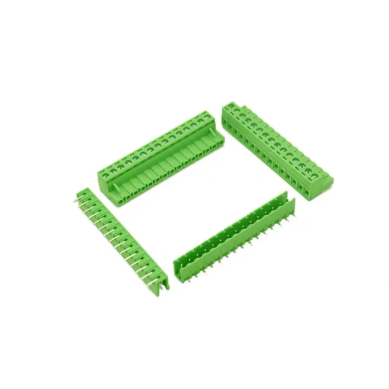 1pair 15EDG 3.81mm KF2EDG PCB Screw Terminal Block Connector Plug-Pin Right Angle Header Socket 2/3/4/5/6/7/8/9/10/12pin | Обустройство