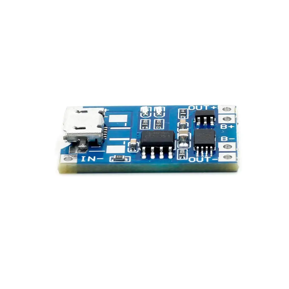 Зарядная плата TP4056 для литиевой батареи 5 В 1 А Micro USB 18650 модуль зарядного