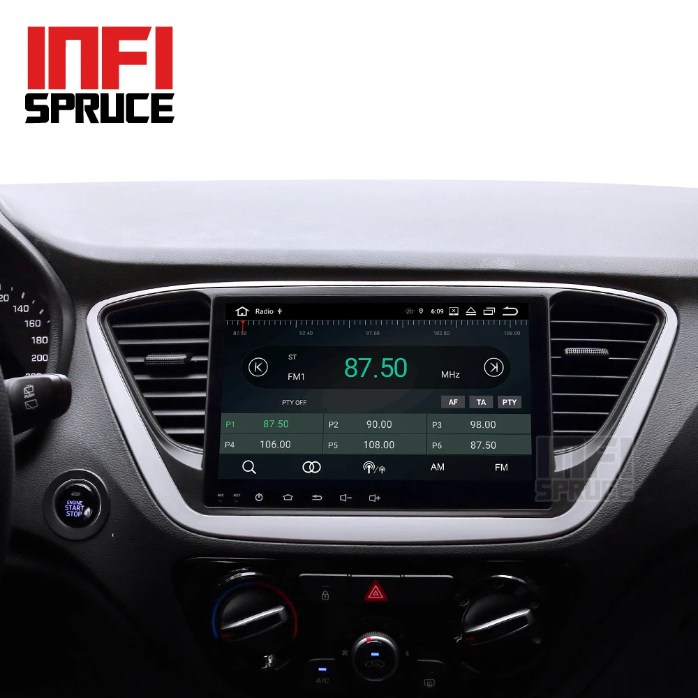 32G PX30 infispruce автомобильный DVD gps для hyundai Verna Solaris " Android 9,0 автомобильный ПК головное устройство 1024*600 Автомобильная Радио Навигация