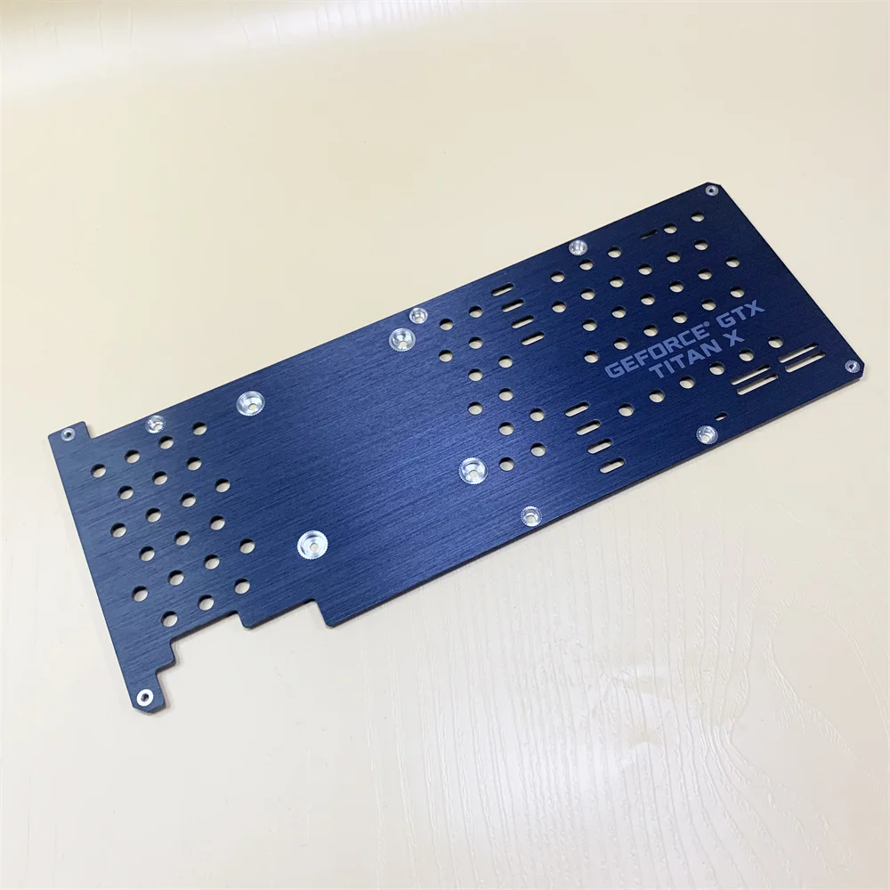 Оригинальная защитная задняя панель для металлической видеокарты Nivdia GEFORCE GTX TITAN X
