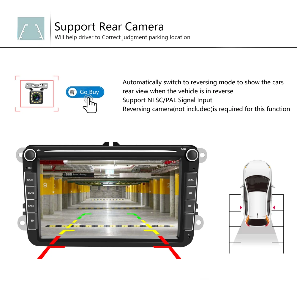 Автомагнитола LeeKooLuu 2 Din с Android и GPS для VW/Volkswagen/Golf/Polo/Passat/b7/b6/SEAT/leon/Skoda | Автомобили