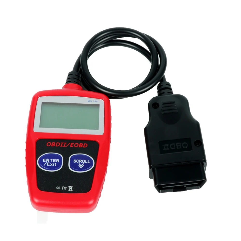 Универсальный сканер неисправностей двигателя MS309 OBD2 многофункциональный