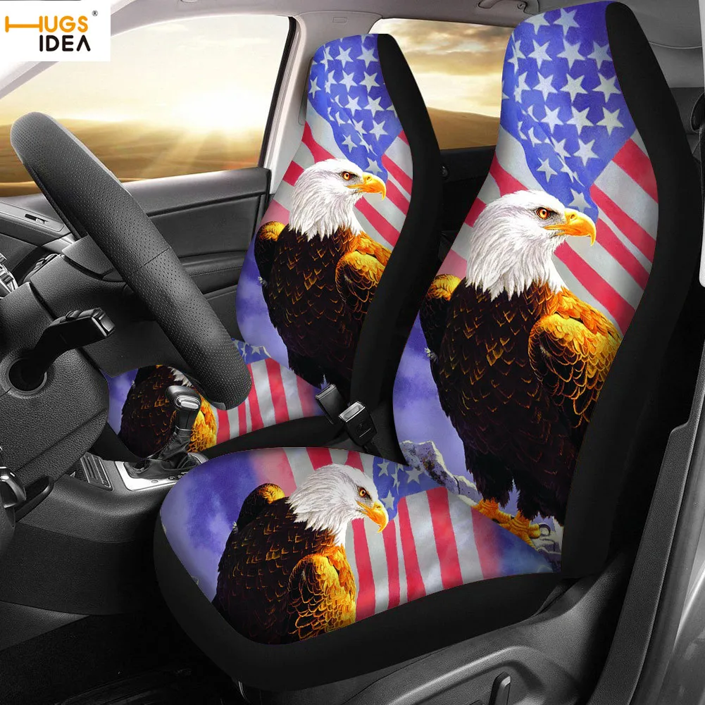 HUGSIDEA крутой чехол для автомобильного сиденья с принтом орла декоративный лист