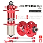 Велосипедная втулка ARC 001, горный велосипед, герметичная подшипниковая втулка, быстросъемная Втулка с отверстием 3236, 8-12 Скоростей, 100 мм135 мм, втулка свободного хода из нержавеющей стали
