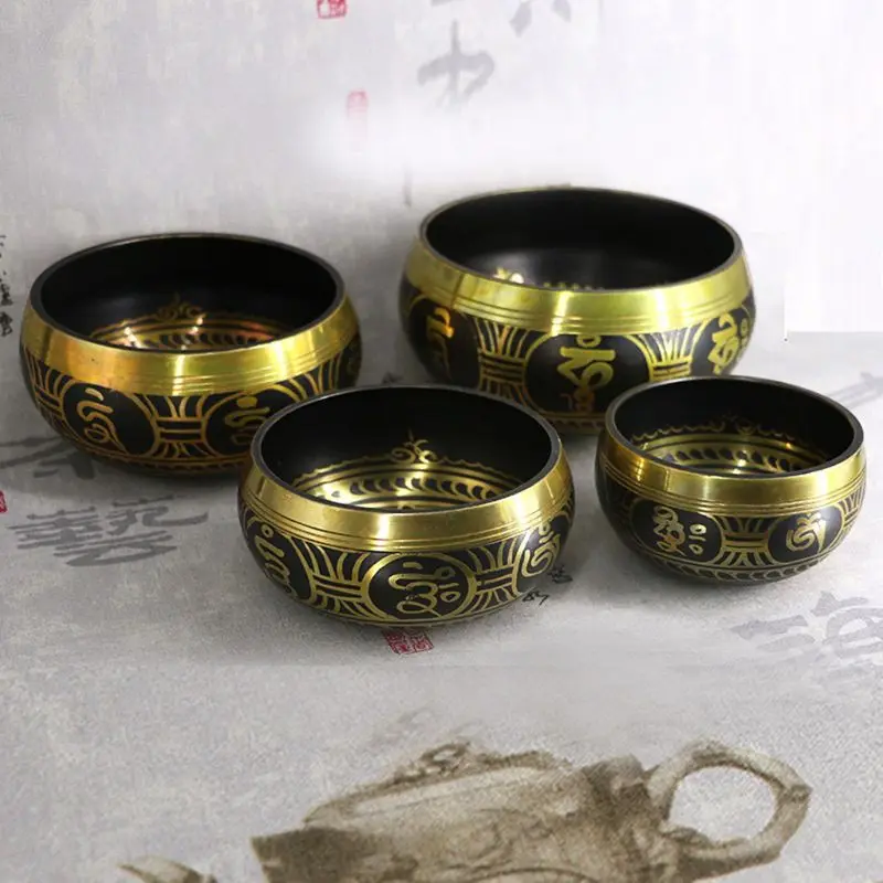 

Tibetan Bowl Singing Bowl Nepalese Buddhist Chanting Yoga Chakra Meditation Bowl