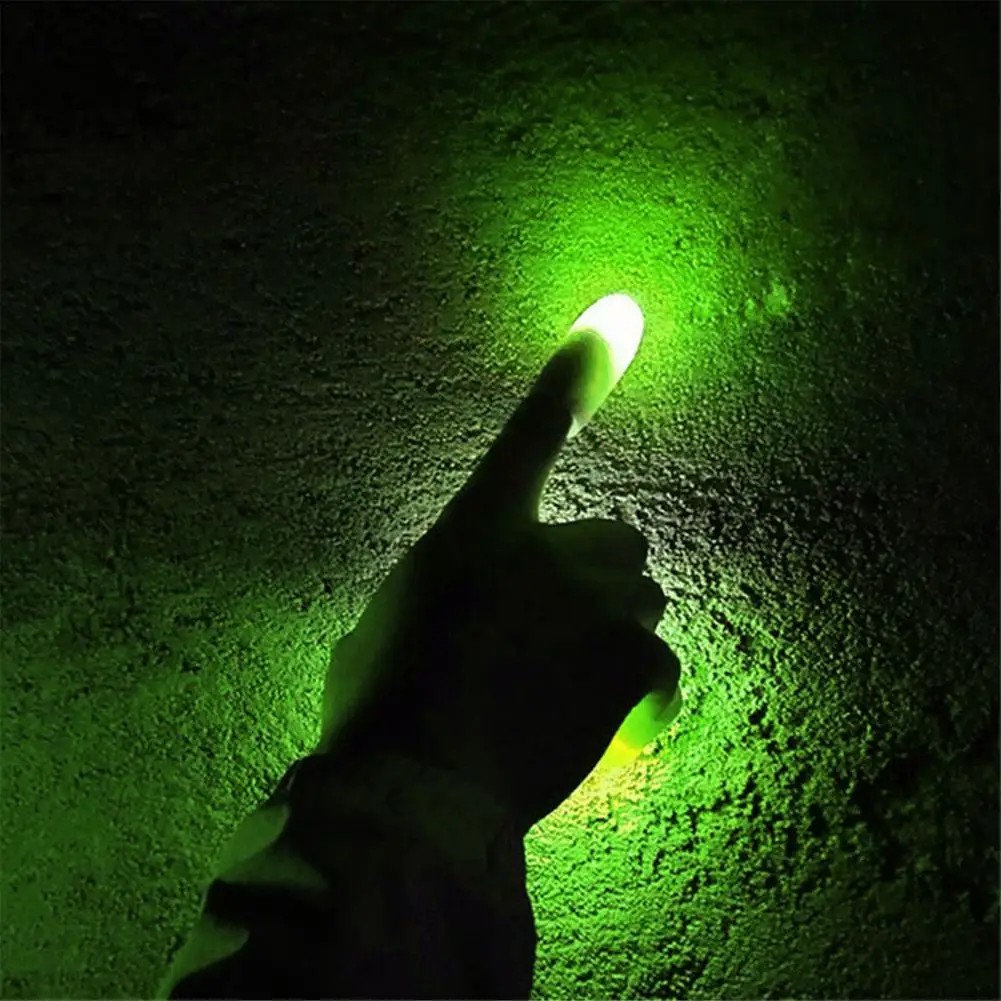 

4PCS Magic Thumbs Light Toys For Adult Magic Trick Props Blue Light Led Flashing Fingers Halloween Party Toys For Children
