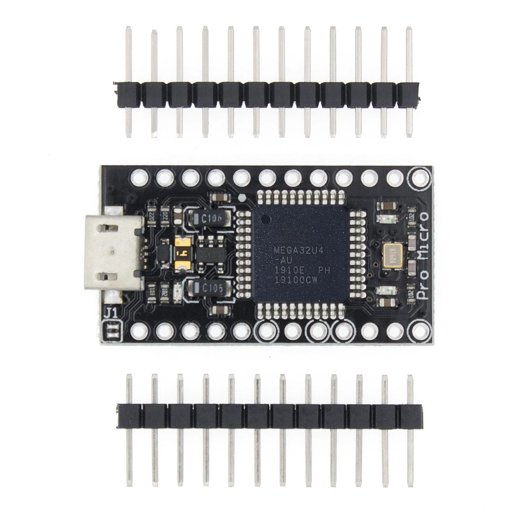 Фото TENSTAR ROBOT Pro Micro, с Загрузчиком, черный/синий ATmega32U4 5 В/16 МГц, модуль контроллера Mega32U4 leonardo для arduino №5