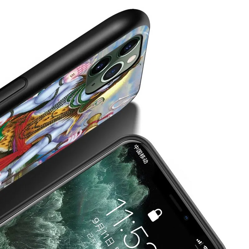 

Lord Shiva Esoteric Indian Buddhism For Apple iPhone 12 Mini 11 XS Pro Max XR X 8 7 6 6S Plus 5 5S SE 2020 Black Phone Case
