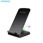 Беспроводное зарядное устройство FDGAO Qi 10 Вт для iPhone 11 Pro X 8 XS XR Max Samsung Note 9 S10 S9 S8, быстрая Беспроводная зарядная док-станция, подставка