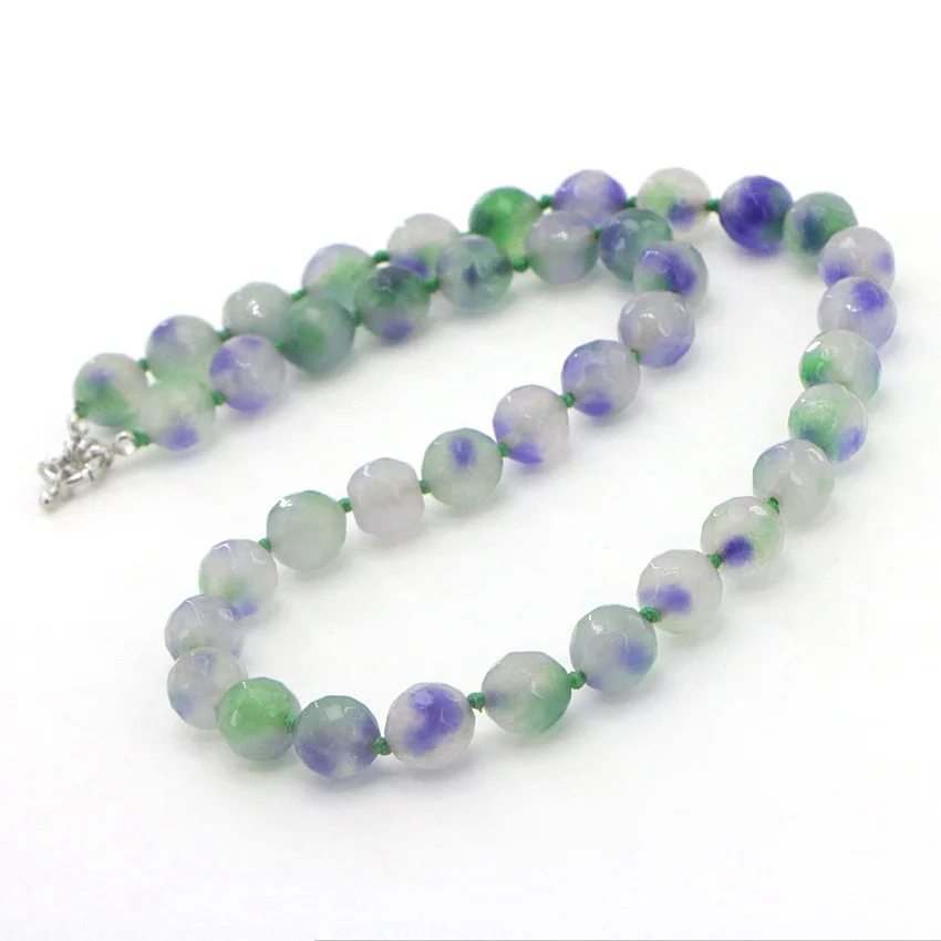 Новая красивая очаровательная 10 мм Гранёные с одной и плоские другой стороны