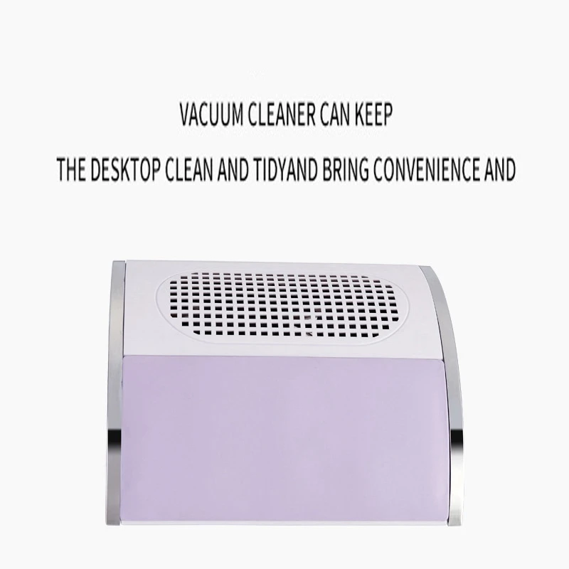 

Nail Suction Dust Collector 2 Fans Strong Suction Nail Vacuum Cleaner Manicure Tools with 2 Dust Collection Bag EU Plug