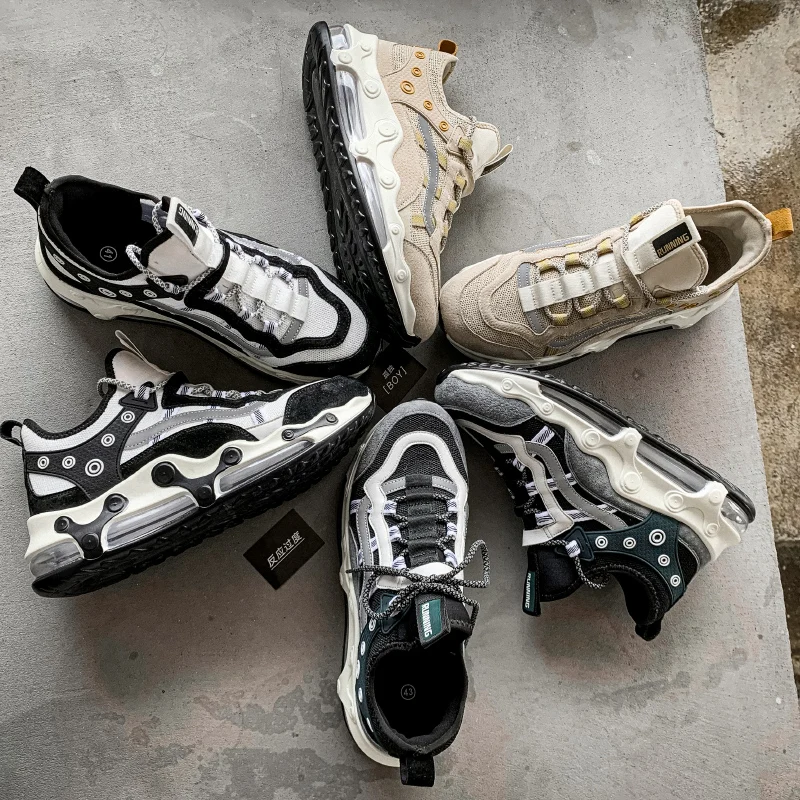 

Designer Big 45 Air Cushion Men Casual Shoes Footwear 2020 Tenis Masculino Breathable Mens Sneakers Brand Lace-up Scarpe Uomo