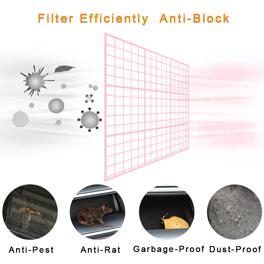 

CarManGo Car Accessories Front Grille Insert Net Anti-insect Dust Garbage Proof Inner For Toyota Land Cruiser J200 2016-2020