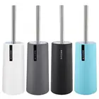 Набор Щеток Для простая Туалетная с держателем, улучшенная ручка из нержавеющей стали, скребок для мытья ванной комнаты, Набор щеток для чистки туалета