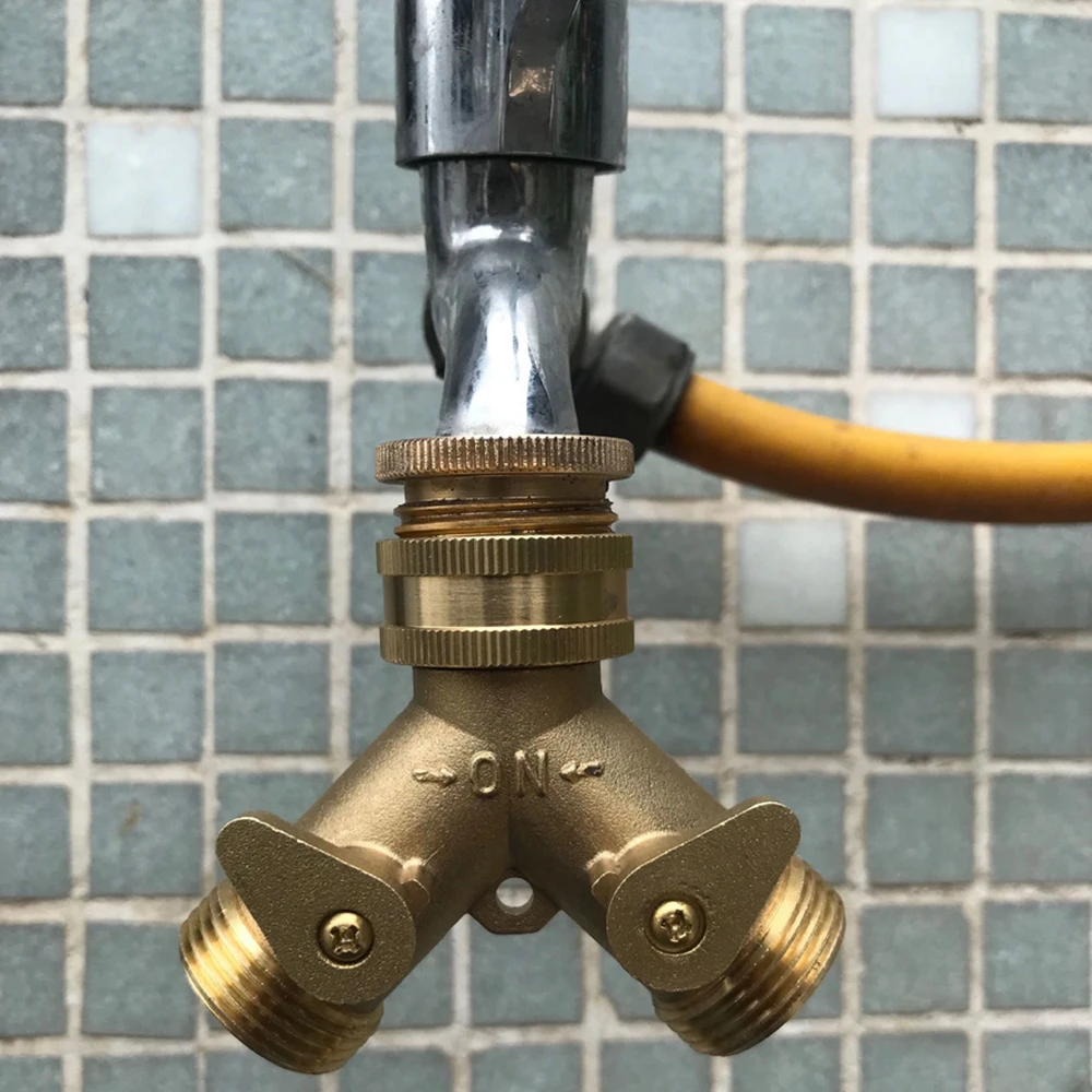 Y образный односторонний латунный резьбовой двухсторонний соединитель Адаптер