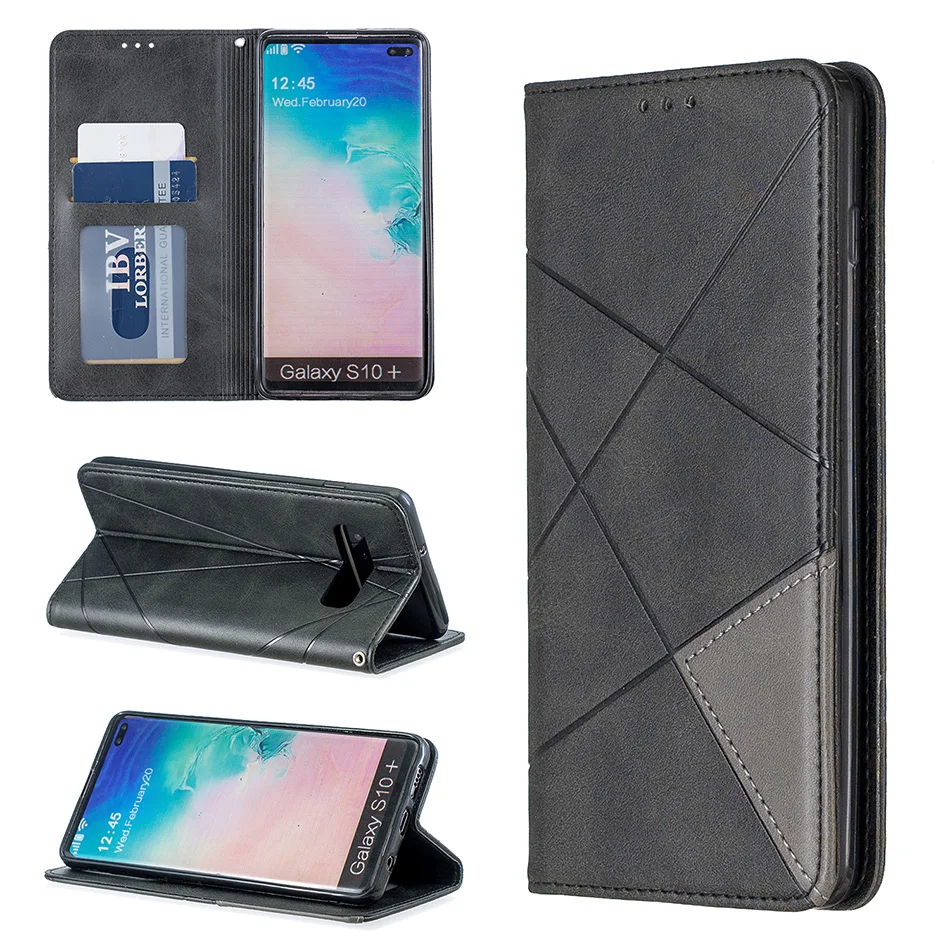 S10E кожаный чехол-портмоне на магнитной застежке чехол для samsung Galaxy Note 10 Pro A10E A20E A10 A20 A30 A40 A50 A70 S9 S10 из искусственной кожи чехол-накладка