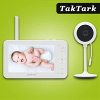 taktark 5 0 inch 1080p wireless video baby monitor baby nanny babysitter security camera ir led night vision intercom
