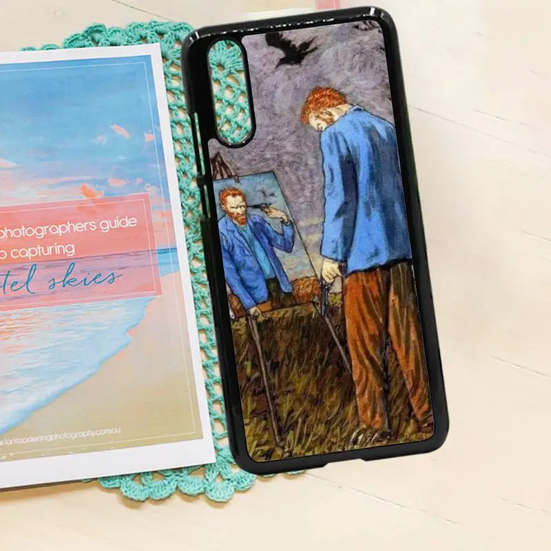 

Van Gogh Starry sky art pattern Phone Case PC for iPhone 11 12 pro XS MAX 8 7 6 6S Plus X 5S SE 2020 XR luxury shell