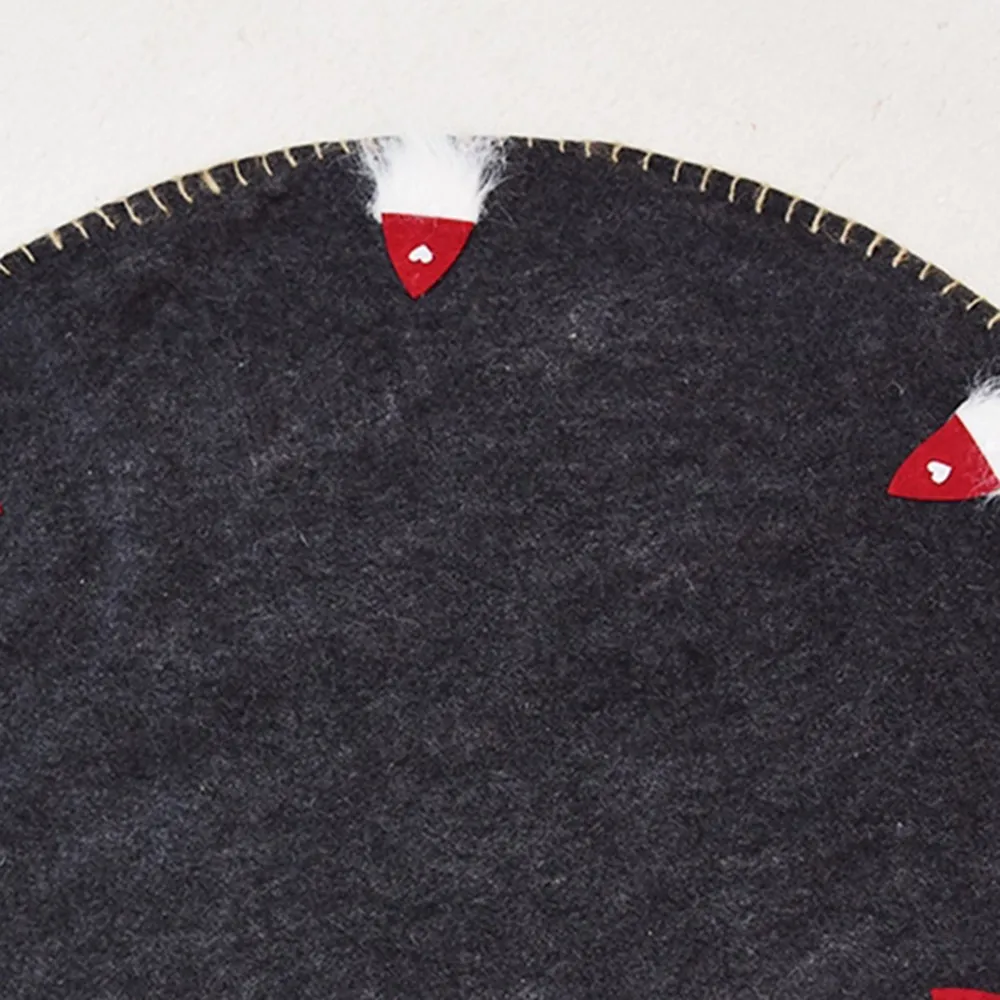 Шерсть фетр борода Рождественская елка юбки круглый ковер Merry christmas украшение для