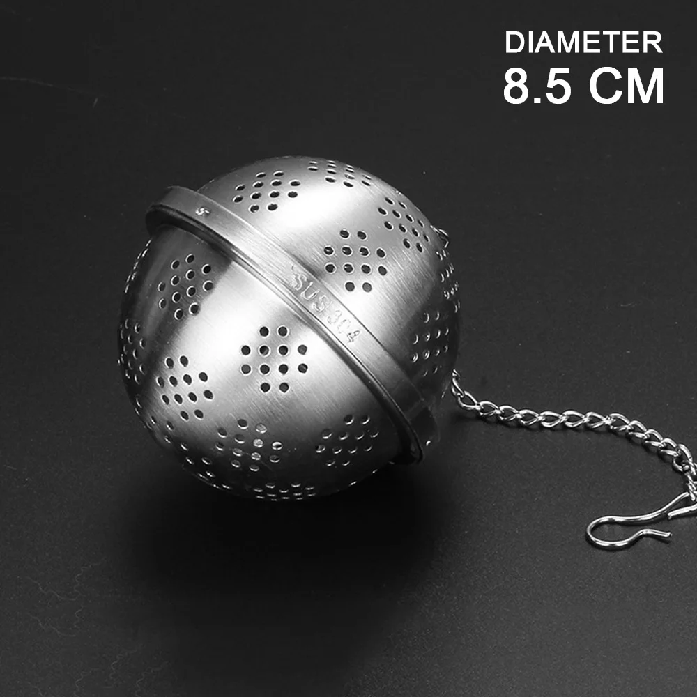 

304 Stainless Steel Seasoning Ball Ultra Fine Tea Infuser For Making Tea Boiling Soup Hot Pot Spice Drain Tea Filter