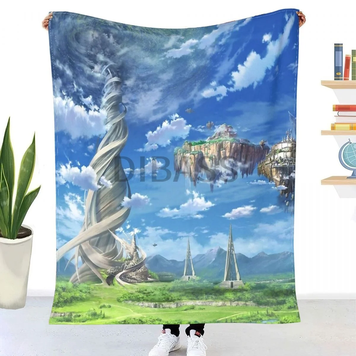 

Sword Art Online Alfheim Online Throw Blanket 3D Printed Flannel Throw Blankets
