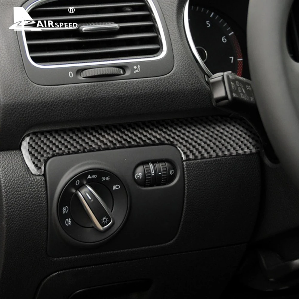 AIRSPEED LHD RHD для Volkswagen VW Golf 6 GTI MK6 2008 2013 Аксессуары стикер из углеродного волокна